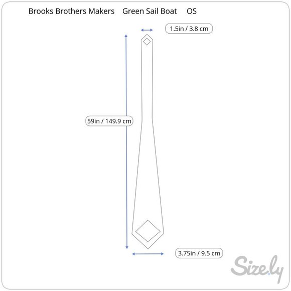Brooks Brothers Makers Green Sail Boats Pure Silk Mens Necktie Tie Ties Y2K USA - Picture 3 of 3